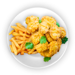 Kids Chicken Nuggets With Chips 